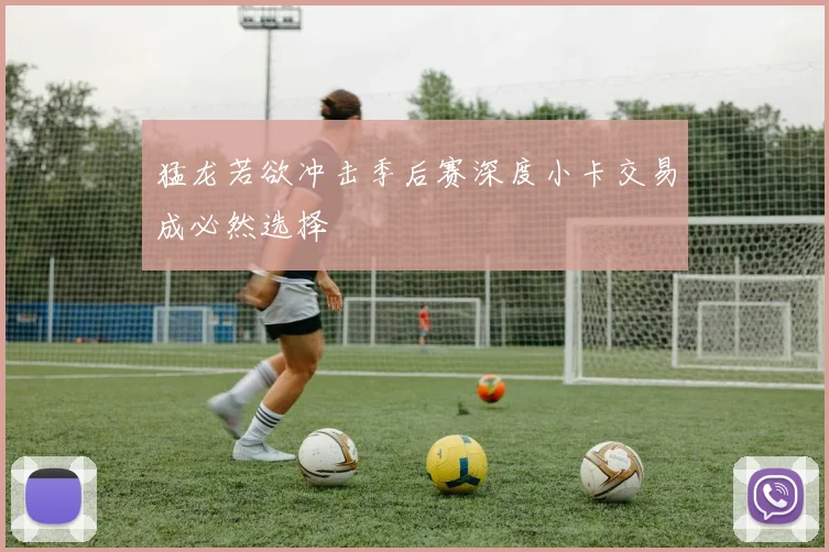 猛龙若欲冲击季后赛深度小卡交易成必然选择